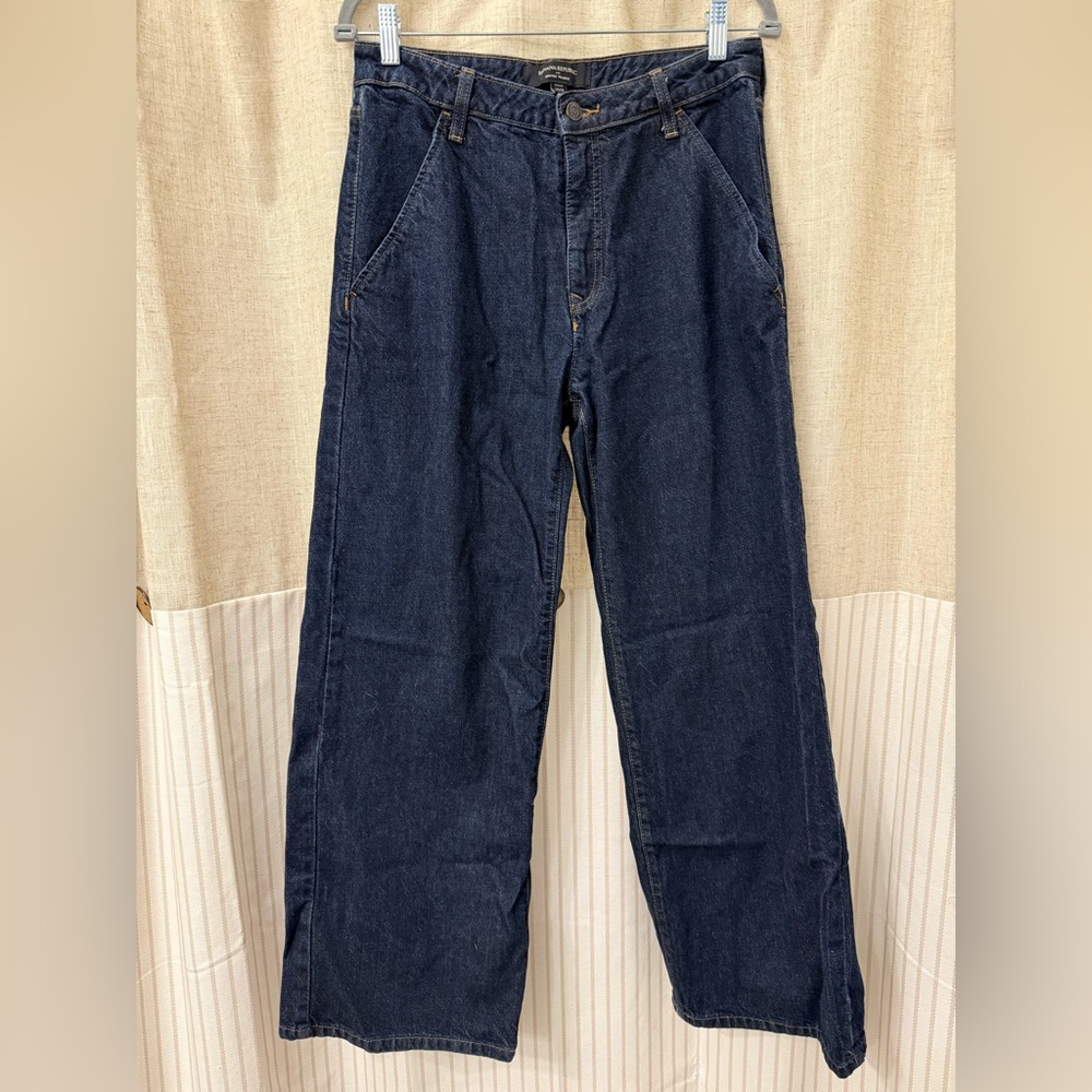 Banana Republic Dark Blue Wide Leg Jeans